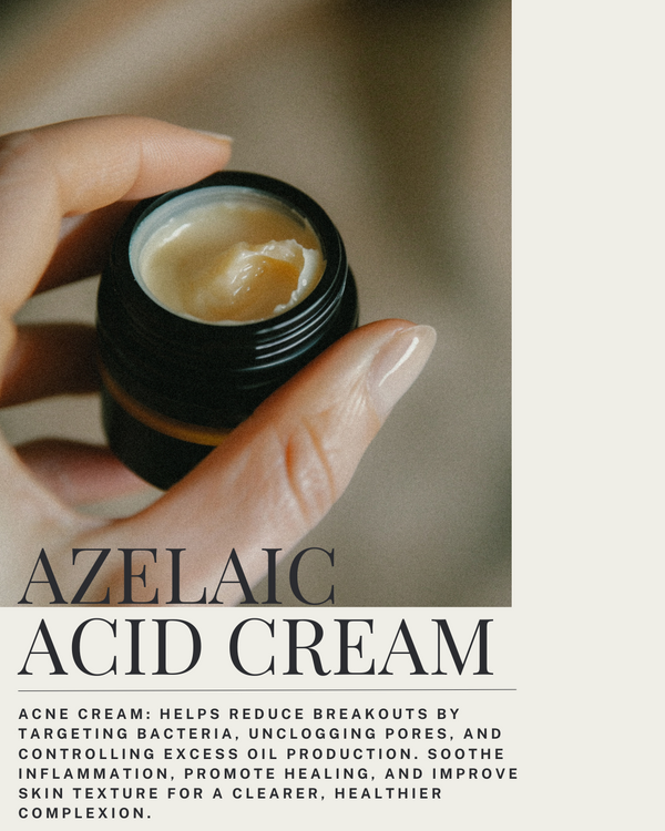 Face night cream with azelaic acid