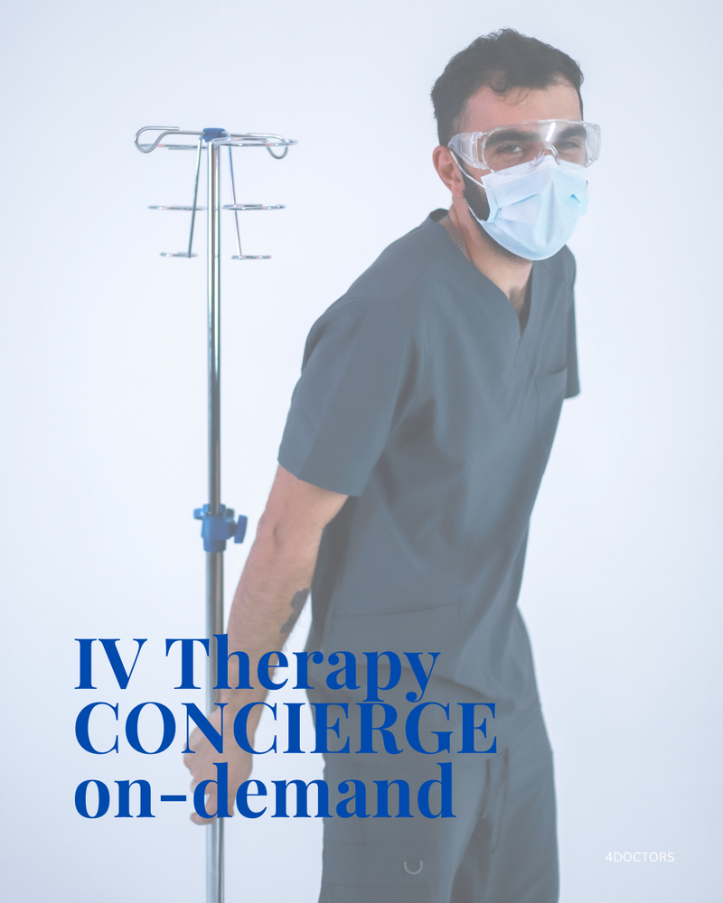 4DOCTORS IV Therapy Concierge Service on-demand